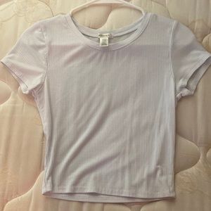 Plain White Crop Top